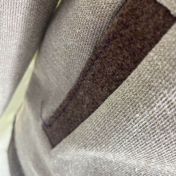 Marx & Dutch Collection Men's Zip Front Cardigan Sweater Tan Brown Size Small - Picture 5 of 11